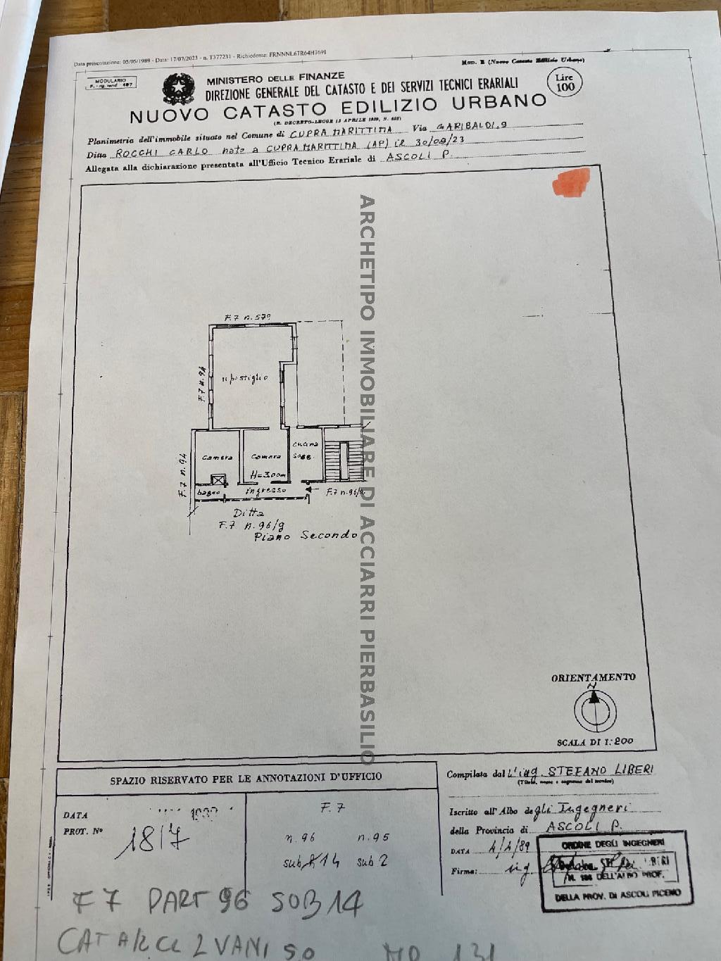I GEMELLI DI VIA GARIBALDI - IL NORD/RIF 280  VENDITA CUPRA MARITTIMA