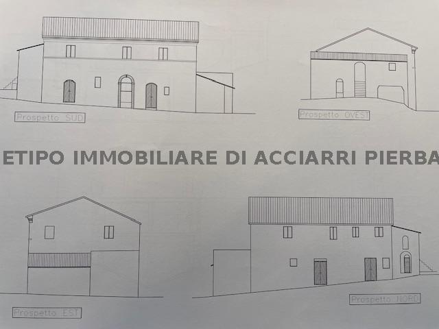 VAL MENOCCHIA - CASALE LETIZIA/RIF 322  VENDITA MONTEFIORE DELL'ASO
